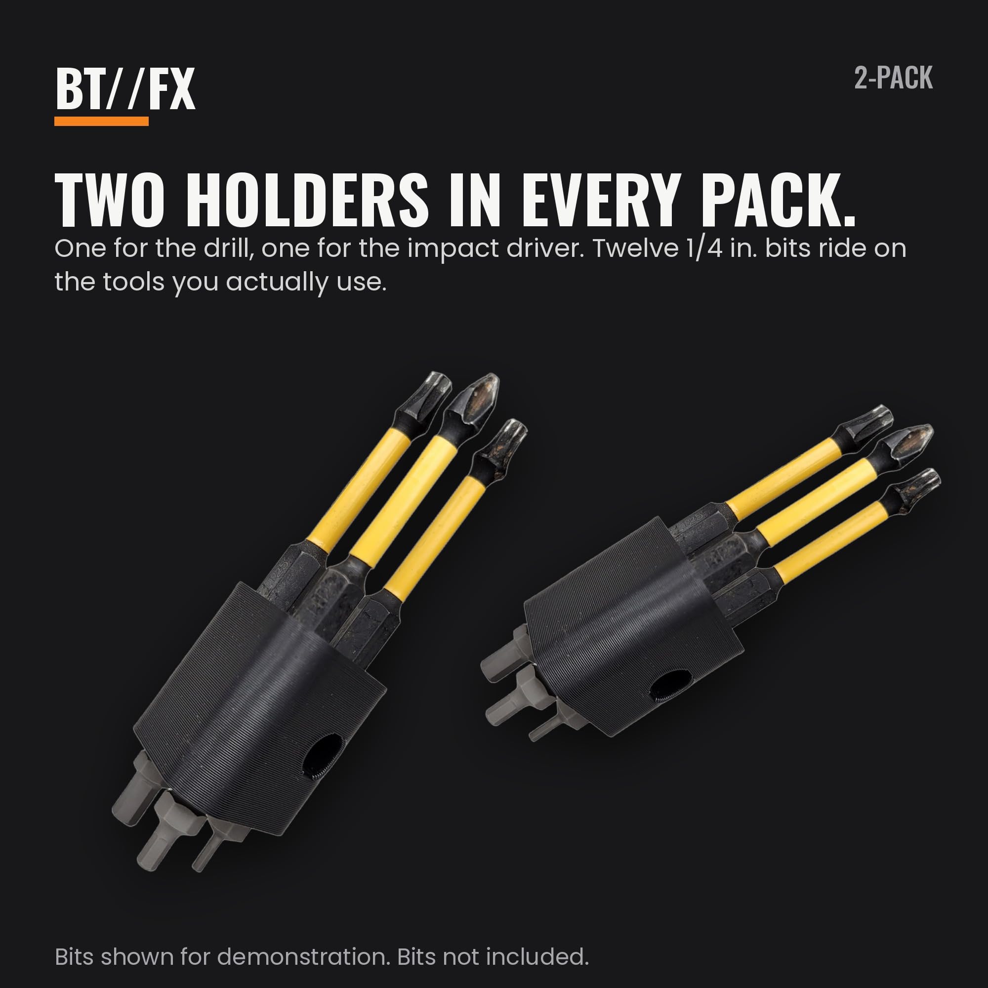 Drill Bit Holder - DeWalt & Craftsman 2 Pack -2