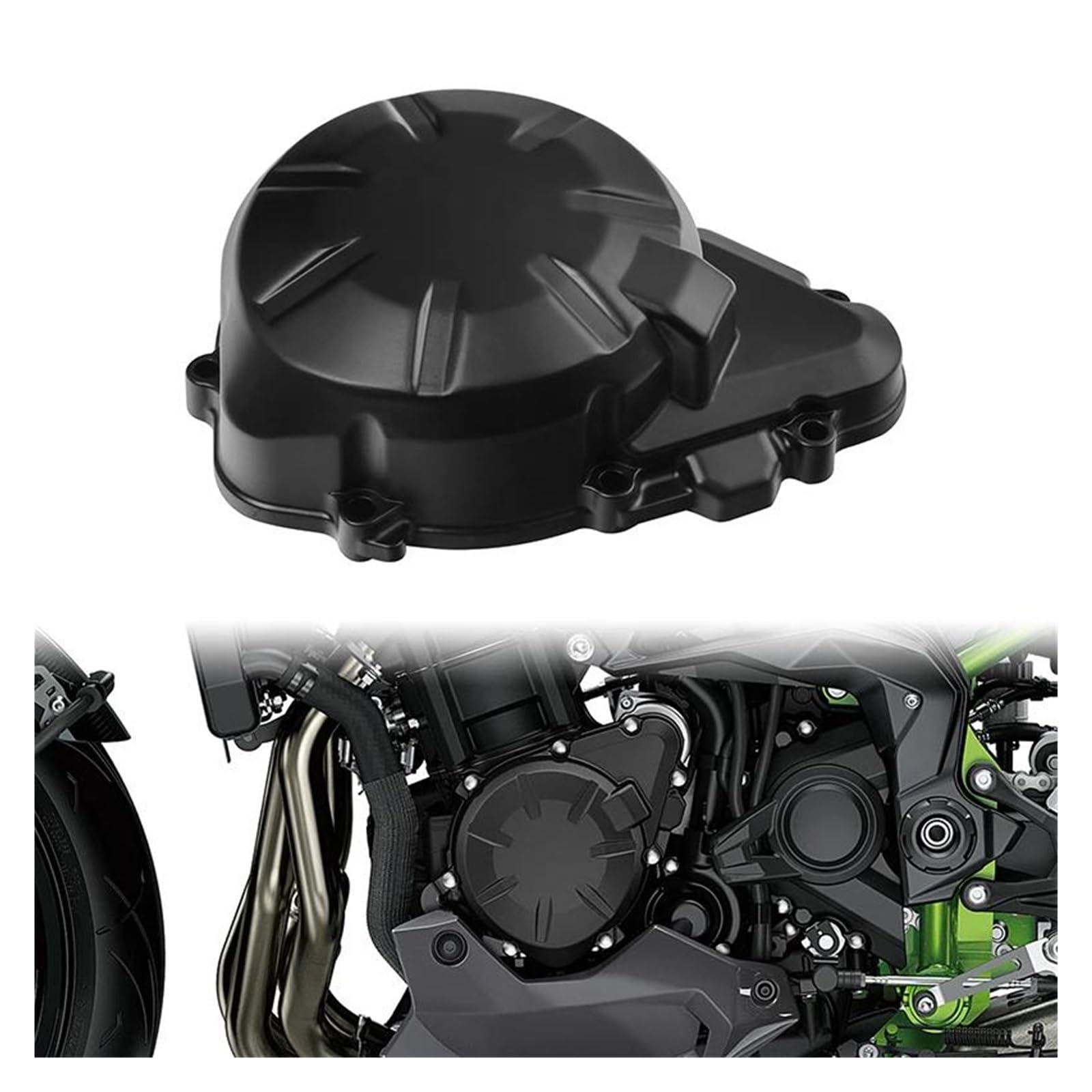 Tapa Alternador Para Kawasaki Z900 Z 900 ABS 2017-2022 Cubierta Protección Cárter Protector Embrague Moto