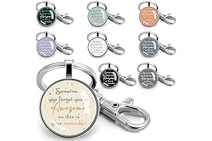 Friendship Keychains Bulk Group Gifts, 18 Pack Inspirational Keychains for Employees, Appreciation...