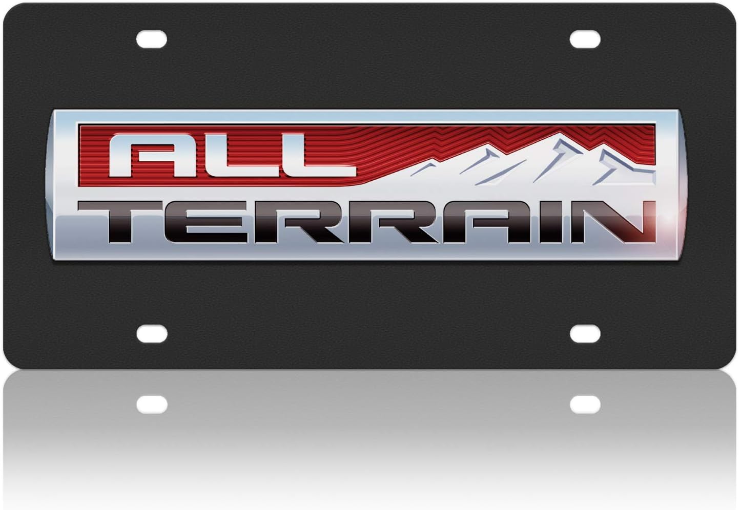 Eurosport Daytona- Compatible with -, GMC All Terrain Carbon Steel License Plate