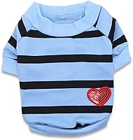 Vista 19 de Suéteres para Perros Camisetas a Rayas para Perros Sudadera Ropa para Mascotas Suéter para Perros Pequeños, Mediano, Rosa