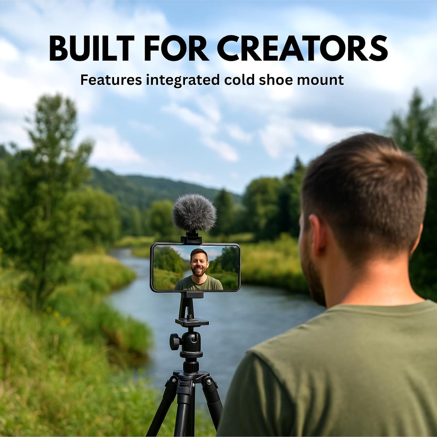 KobraTech UniMount 360 Pro Metal Phone Tripod Mount with Wireless Remote