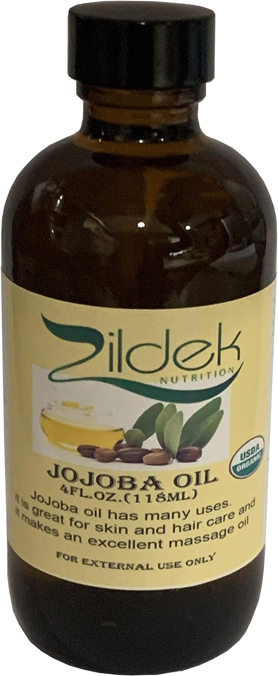 Zildek Nutrition Jojoba Oil 4 ounce