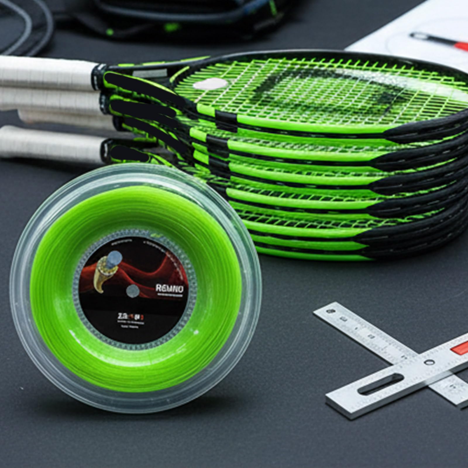 Bobina di corda da 200 m, diametro 1,35 mm, struttura morbida per controllo delle palline e corde da tennis comfort