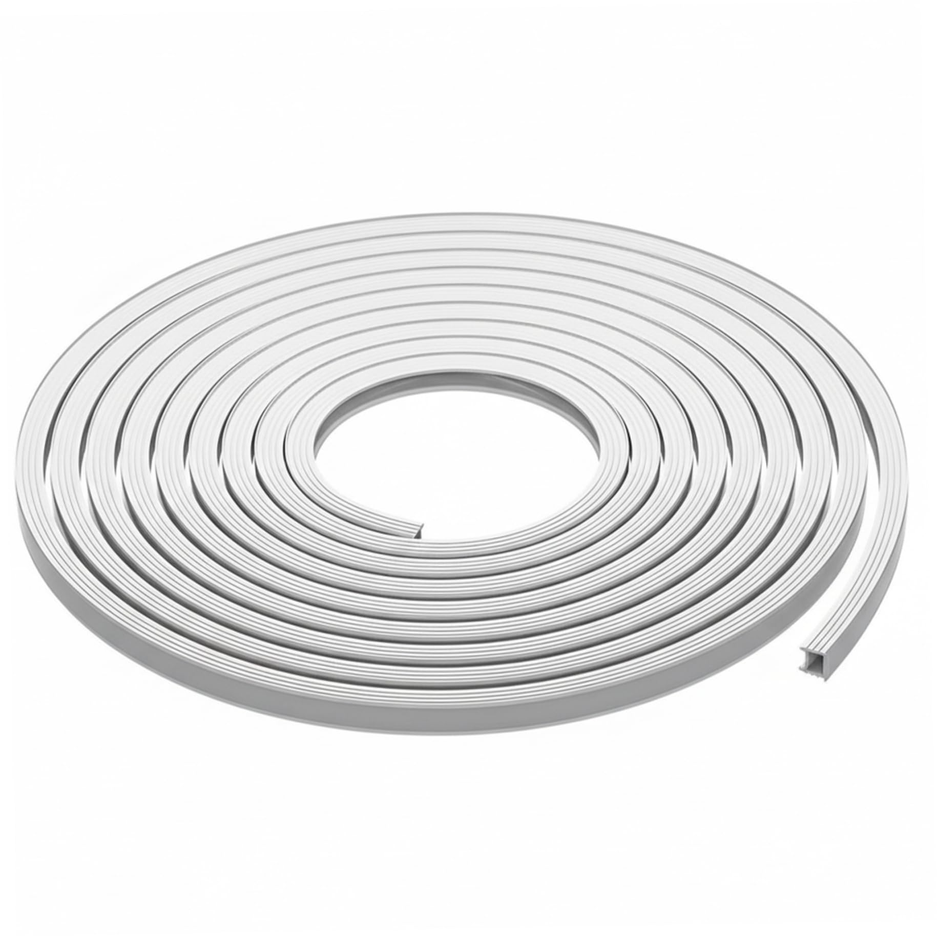 Canal de bande LED flexible silicone IP67 avec diffuseur découpable 5m pour éclairage intérieur