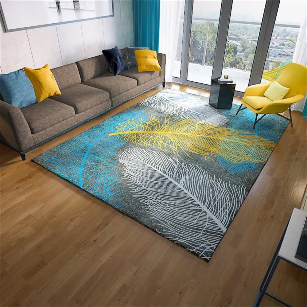 Alfombra dormitorio juvenil moderna y antideslizante lavable de 80x150