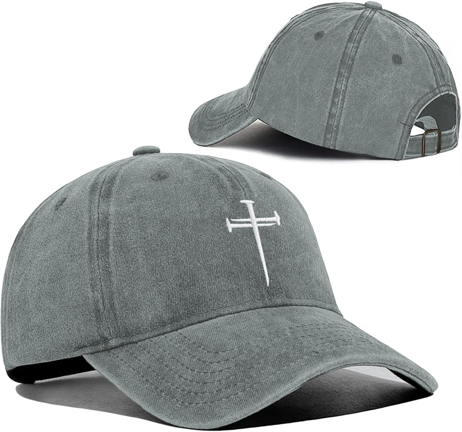 Christan Jesus Cross Baseball Cap Embroidered Dad Hat - Image 3