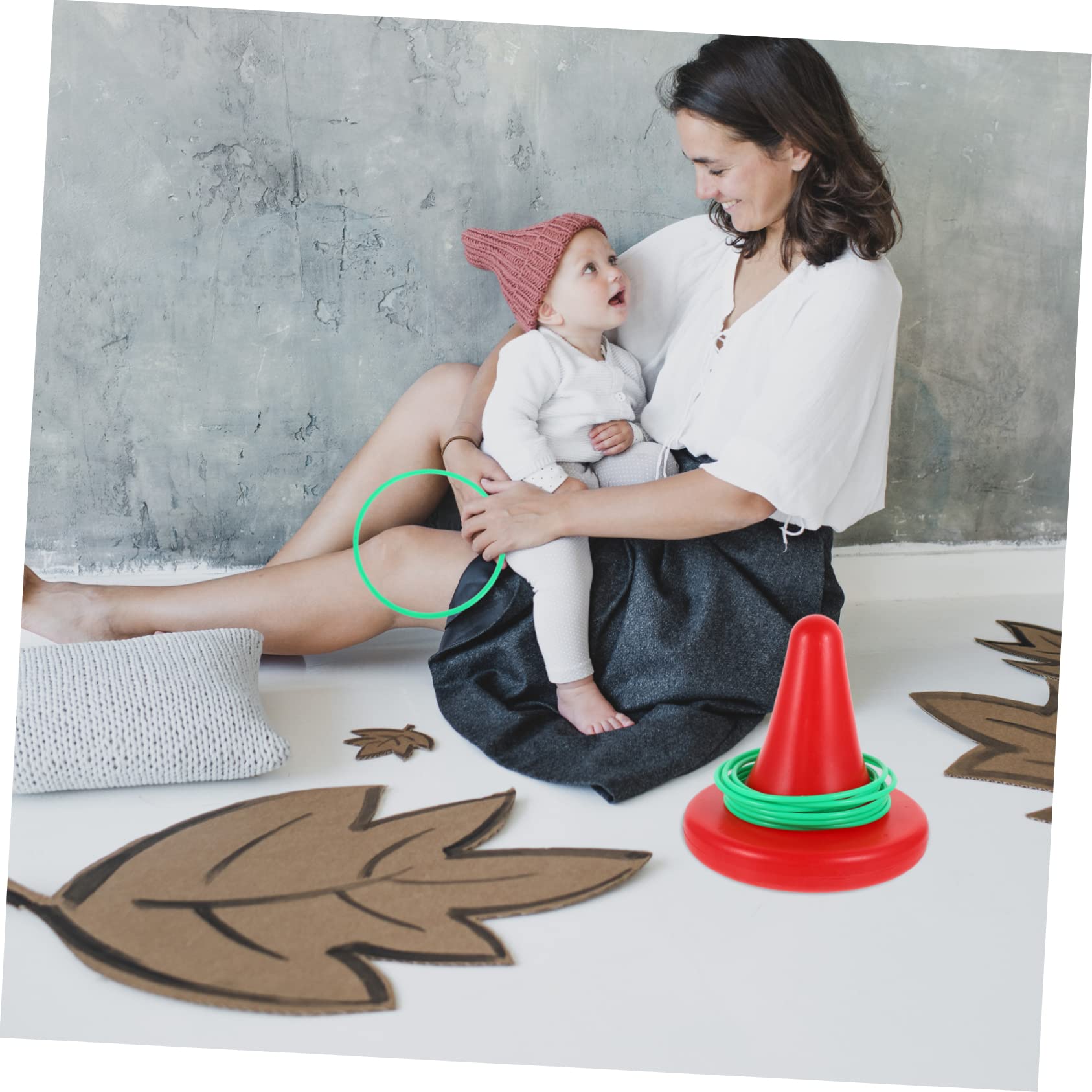 HANABASS 1Set Creative Single Legged Stool for Fun Toss Game Prop for Physical Training and Balance Skills Portable Design for Indoor Outdoor Use for Early Education