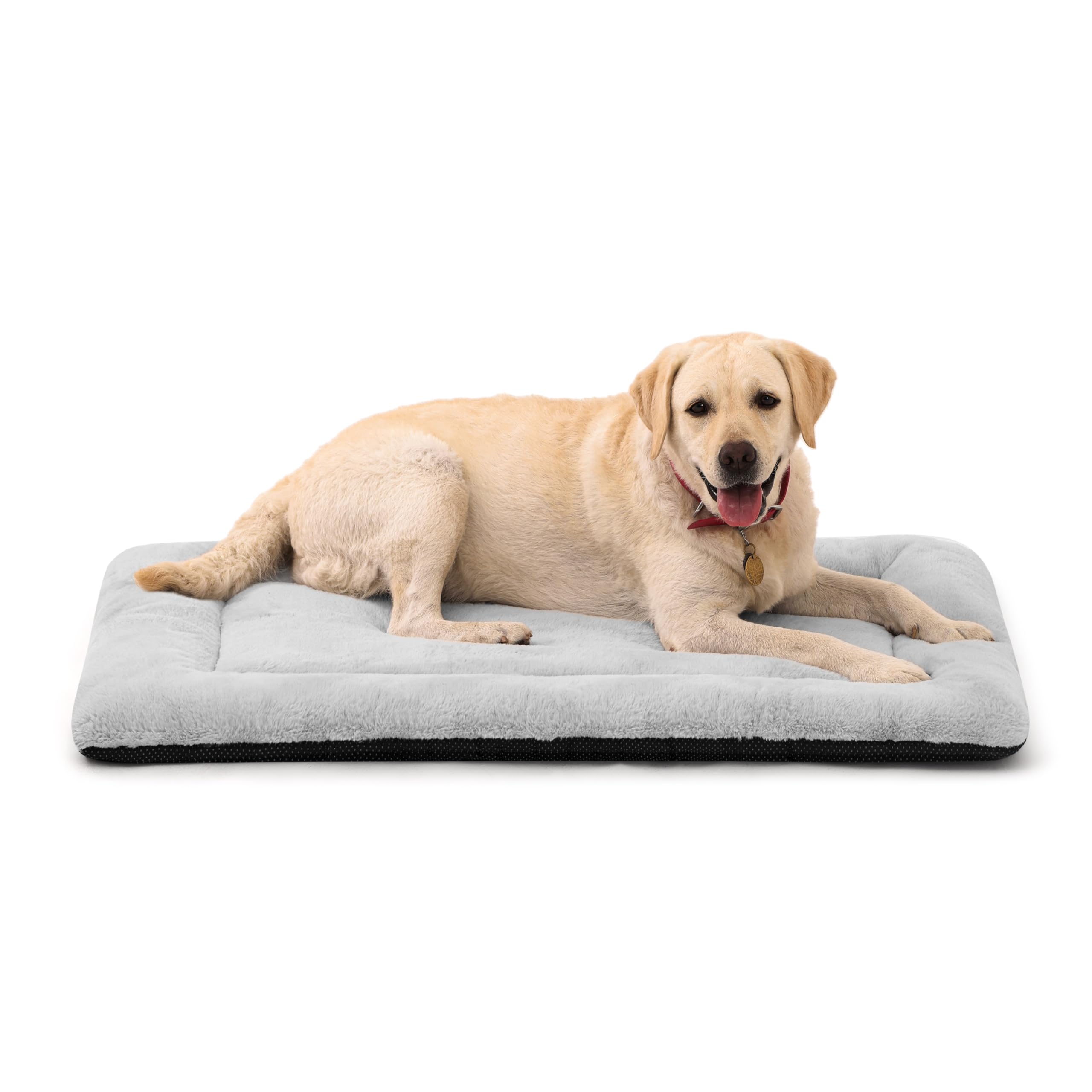 ZENGAOOU Dog Crate Pad Washable, Ultra Soft Plush Crate Mat for Medium Large Dogs