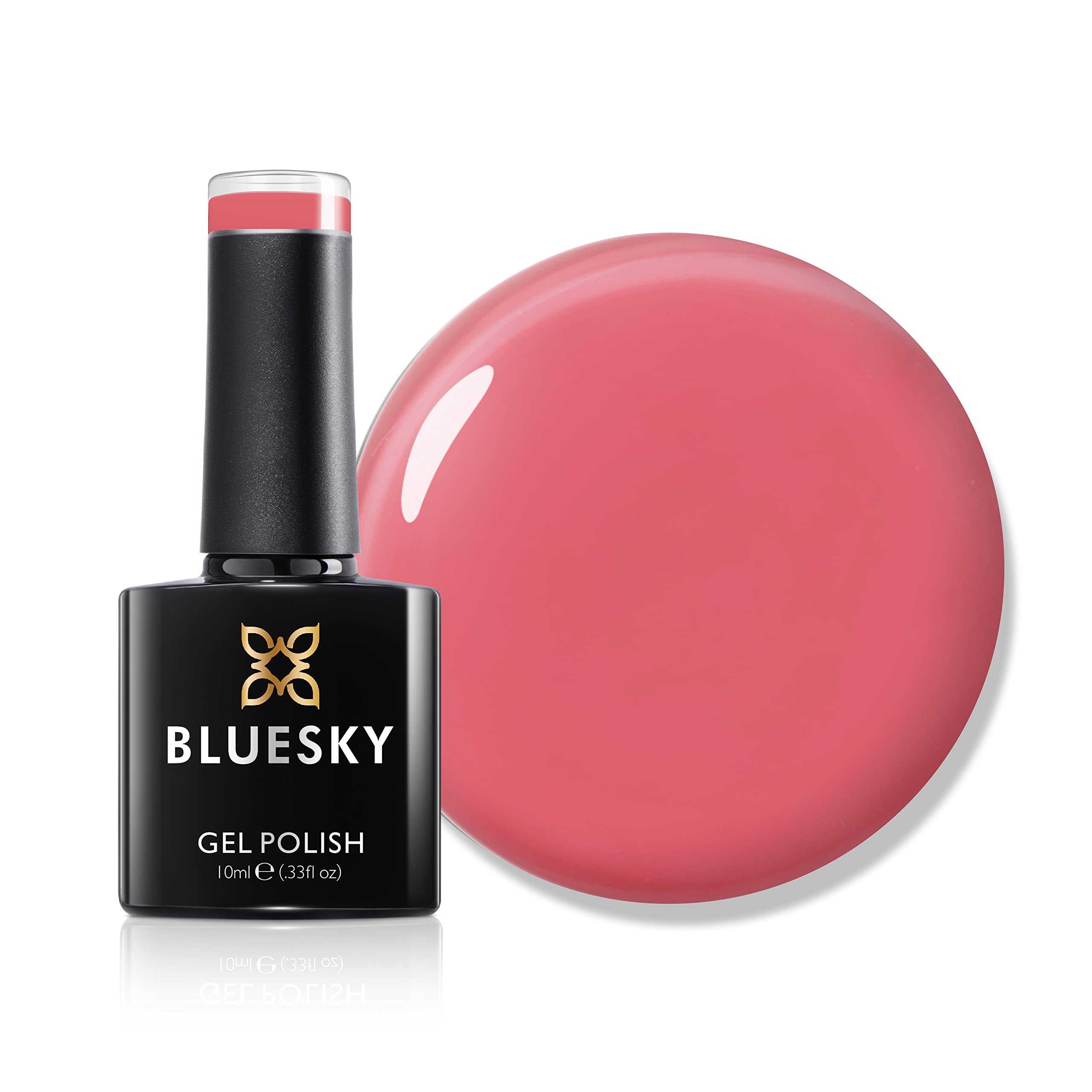 Bluesky Żelowy lakier do paznokci różowy jasny kolor kolor chin up summer 2023 SS2318 UV LED moczyć 10 ml (wymaga utwardzania pod lampą UV LED) z kolekcji Speak Your Truth In Summer