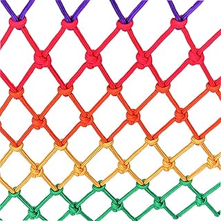 Protection Rope Net Safety Net Climbing Net Cat Safety Net,Pet Anti-fall Protective Netting,Indoor Outdoor Pet And Toy Safe Banister Railing Mesh Guard For Balcony Window Stairs (Size:6*8m（20*26ft）)