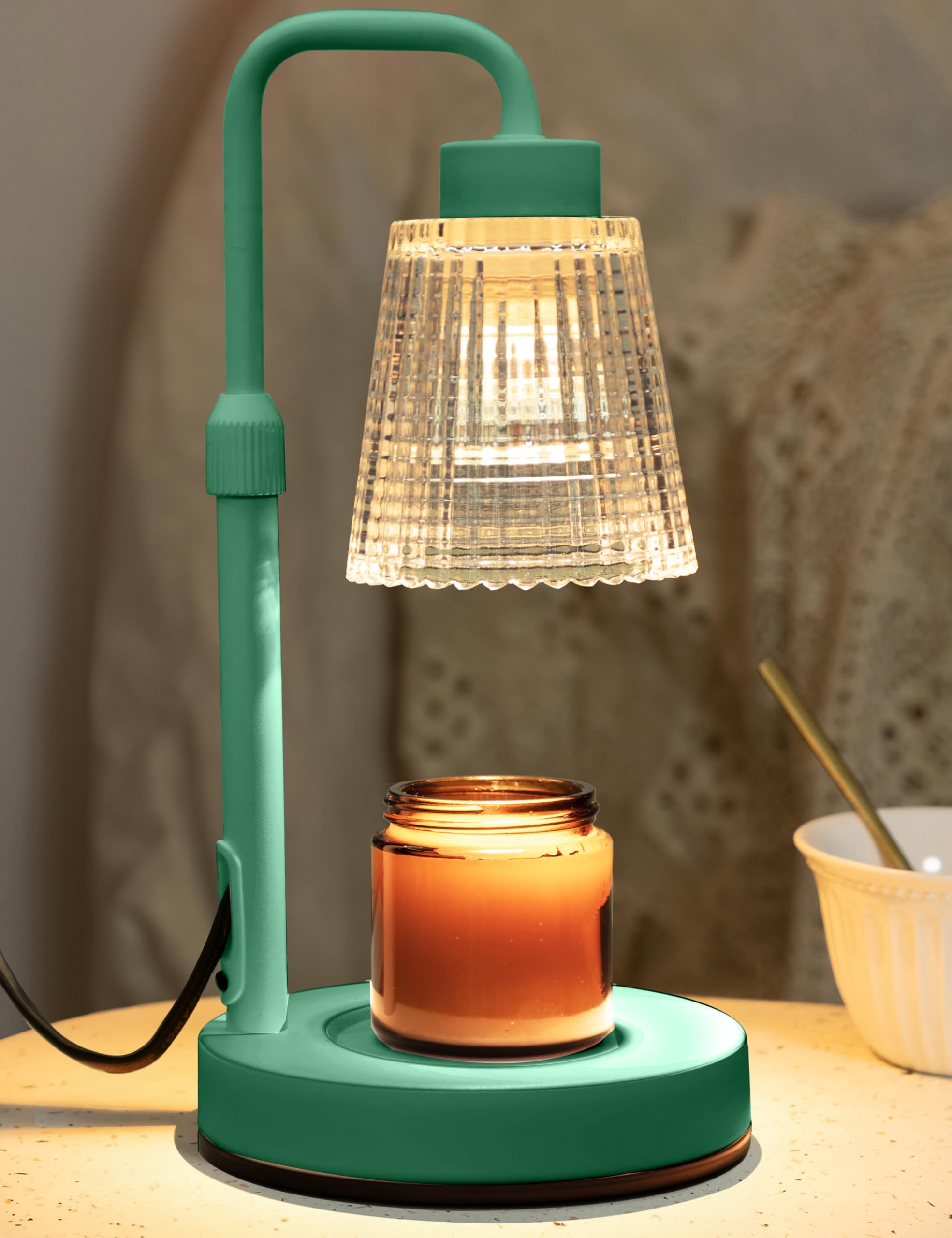 Lampada Riscaldacandele Dimmerabile - Con Timer E Altezza Regolabile, 2 Lampadine - Foto 8