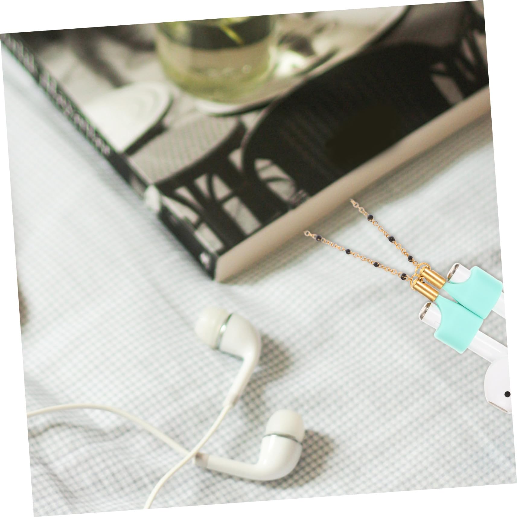 DOITOOL 3 Piezas De Cordón para Auriculares Cadena De Soporte para Auriculares Cadena Decorativa para Unirlos