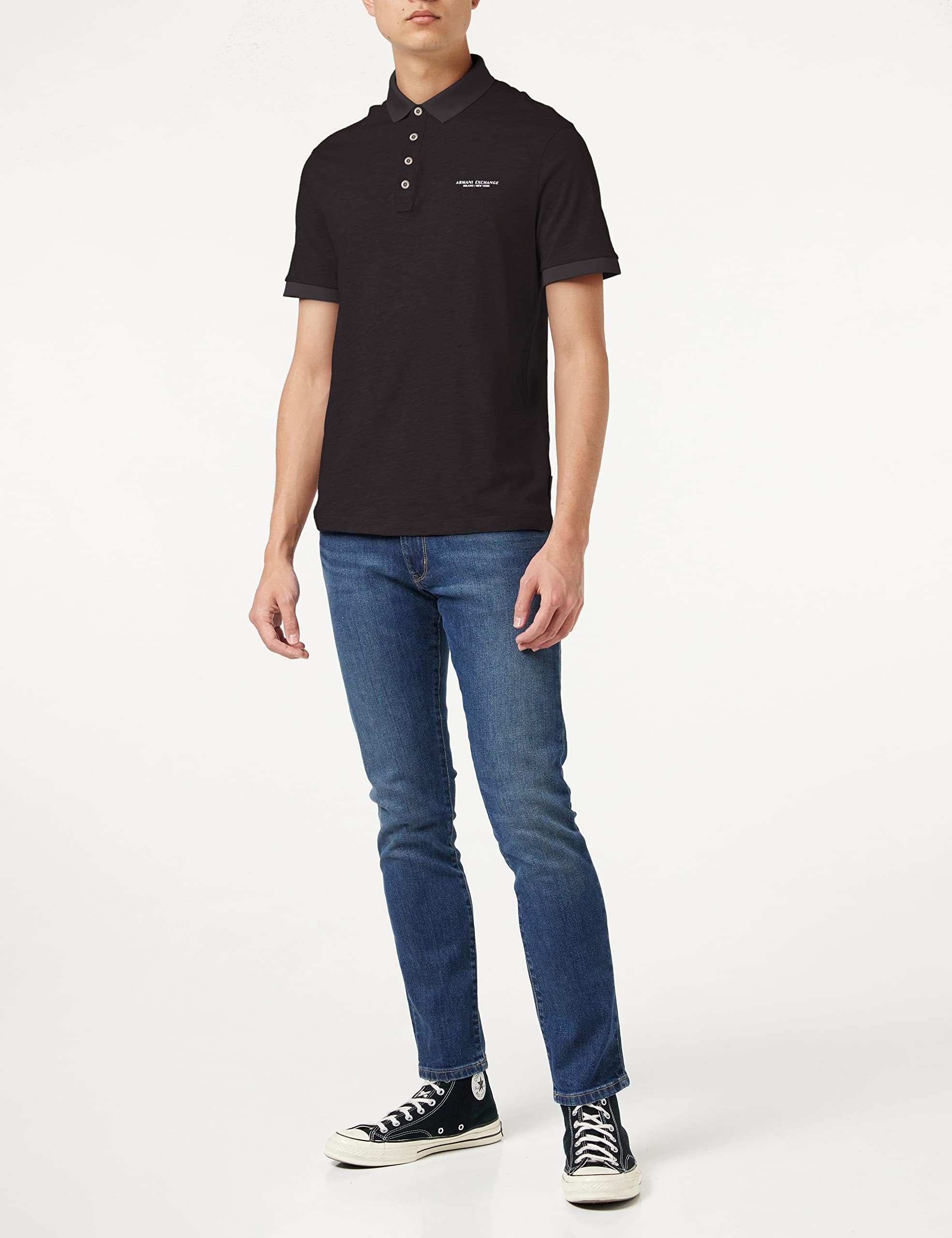 Armani Exchange 4 Buttons Polo, Uomo