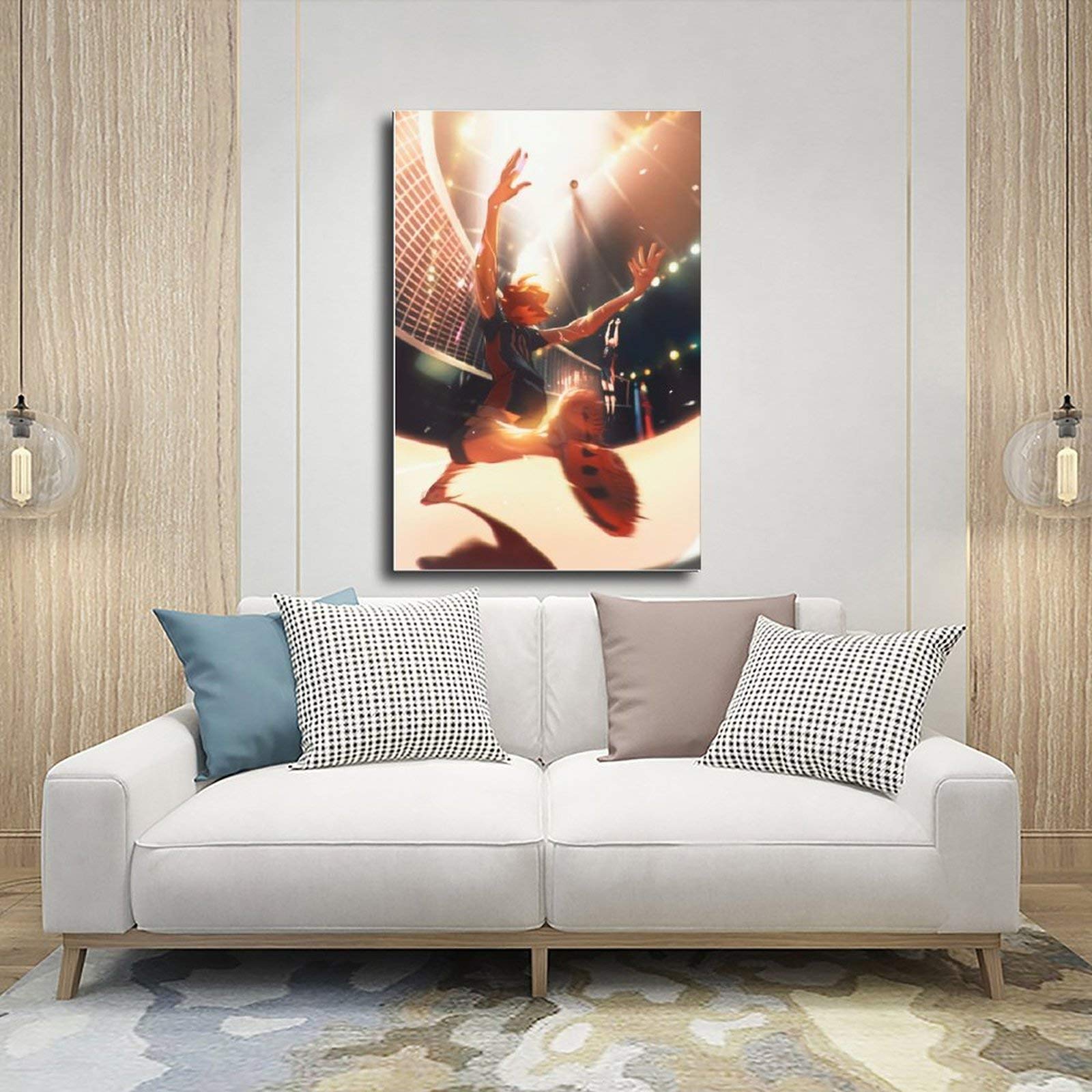 Haikyuuu Poster Sur Toile Pour Chambre à Coucher, Sport, Bureau, Chambre, Cadeau, 30 × 45 Cm