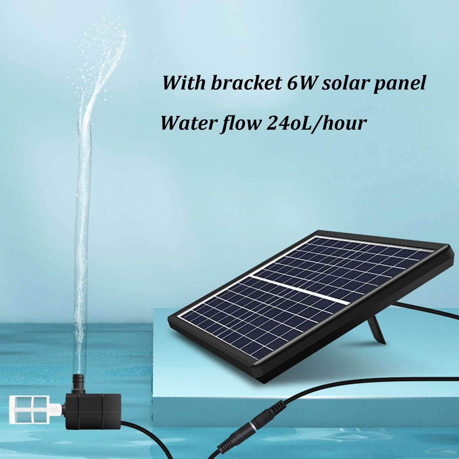 Solarna fontanna bambusowa, zestaw tradycyjnej japońskiej fontanny bujanej