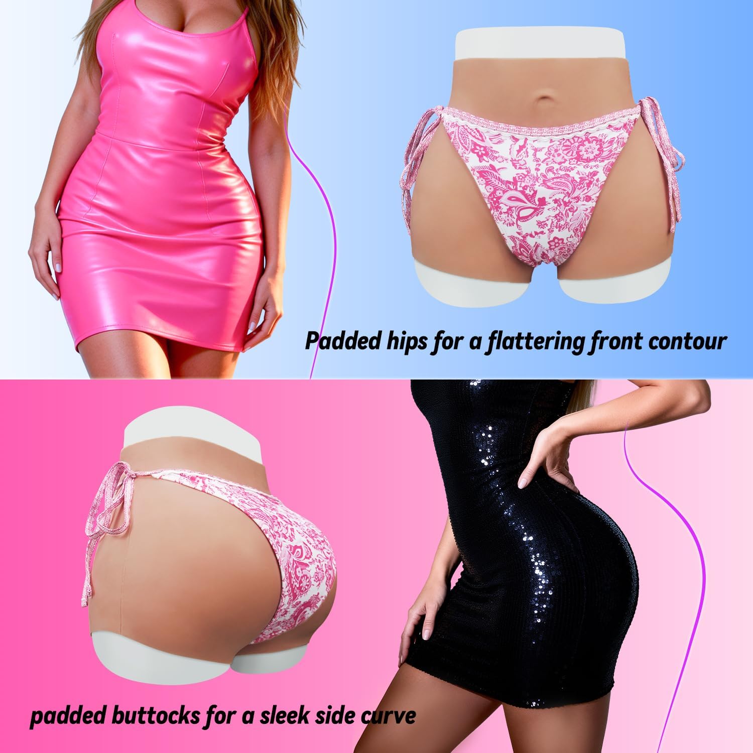 Silicone Panties for Transgender silicone vaginias prosthetic fake butt silicone ass silicone realistic butt