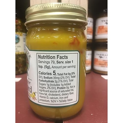 Miniatura 2 de Walnut Creek Foods Mostaza de pimiento picante, dos frascos de vidrio de 14 onzas