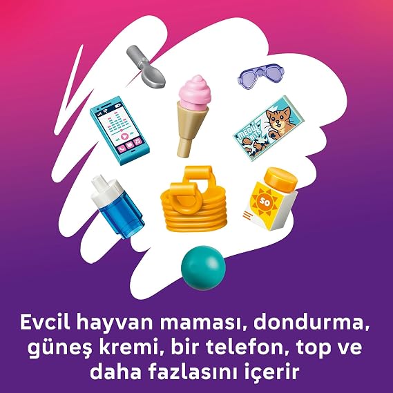 LEGO Friends Su Parkında Eğlence 42676 | 6 Yaş ve Üzeri Çocuklar için 2 Mini Bebek ve 4 Oyuncak Hayvan İçeren Oyuncak Yapım Seti, Doğum Günü Hediyesi (278 Parça)