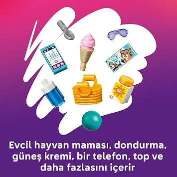LEGO Friends Su Parkında Eğlence 42676 | 6 Yaş ve Üzeri Çocuklar için 2 Mini Bebek ve 4 Oyuncak Hayvan İçeren Oyuncak Yapım Seti, Doğum Günü Hediyesi (278 Parça)