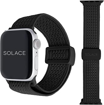 Solace Sport Adapt Bands - Apple Watch Bands, Breathable Nylon with Magnetic Clasp, Unisex Smart Watch Band, Apple Watch Strap