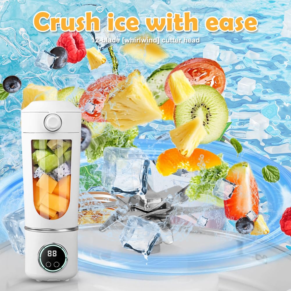 Tragbarer Mixer 700 Ml - USB-C Wiederaufladbarer Smoothie Maker Für Unterwegs