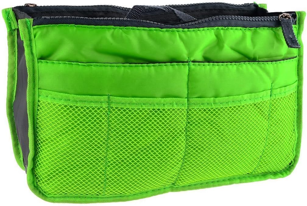 Eforstore Travel Makeup Insert Handbag Organiser Tidy Cosmetic Pocket Purse Zipper Bag Toiletry Bags for Women Men Girls Boys Kids Adults Teens