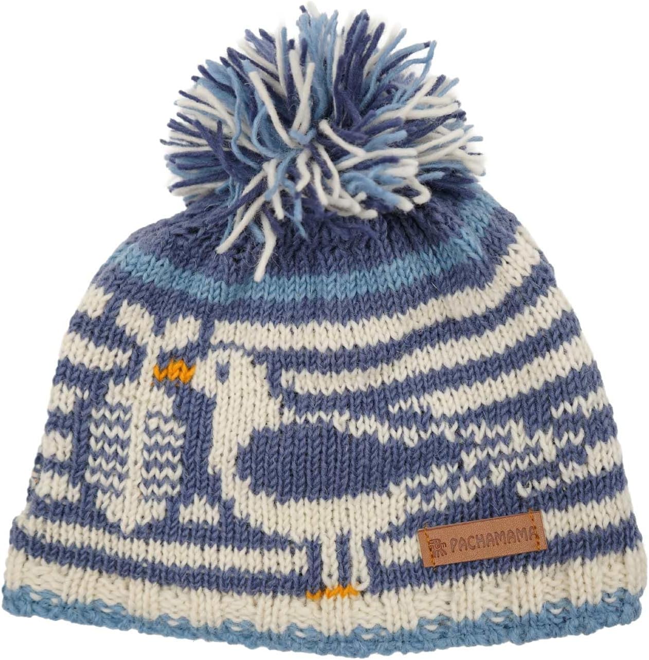 Pachamama Handknitted Medium 4-6 Cup 1.2L Wool Tea Cosy/Teapot Warmer Cover - Seagull Pattern Insulated Handmade Fair Trade Multicoloured