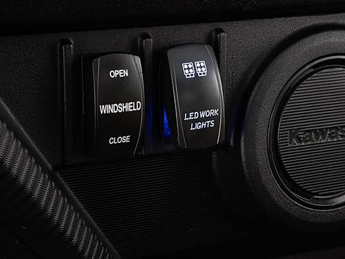 Miniatura 8 de SuperATV Luces LED tipo cubo de montaje empotrado de 3 pulgadas para UTV (ajuste universal), incluye arnés de cableado e interruptor basculante,