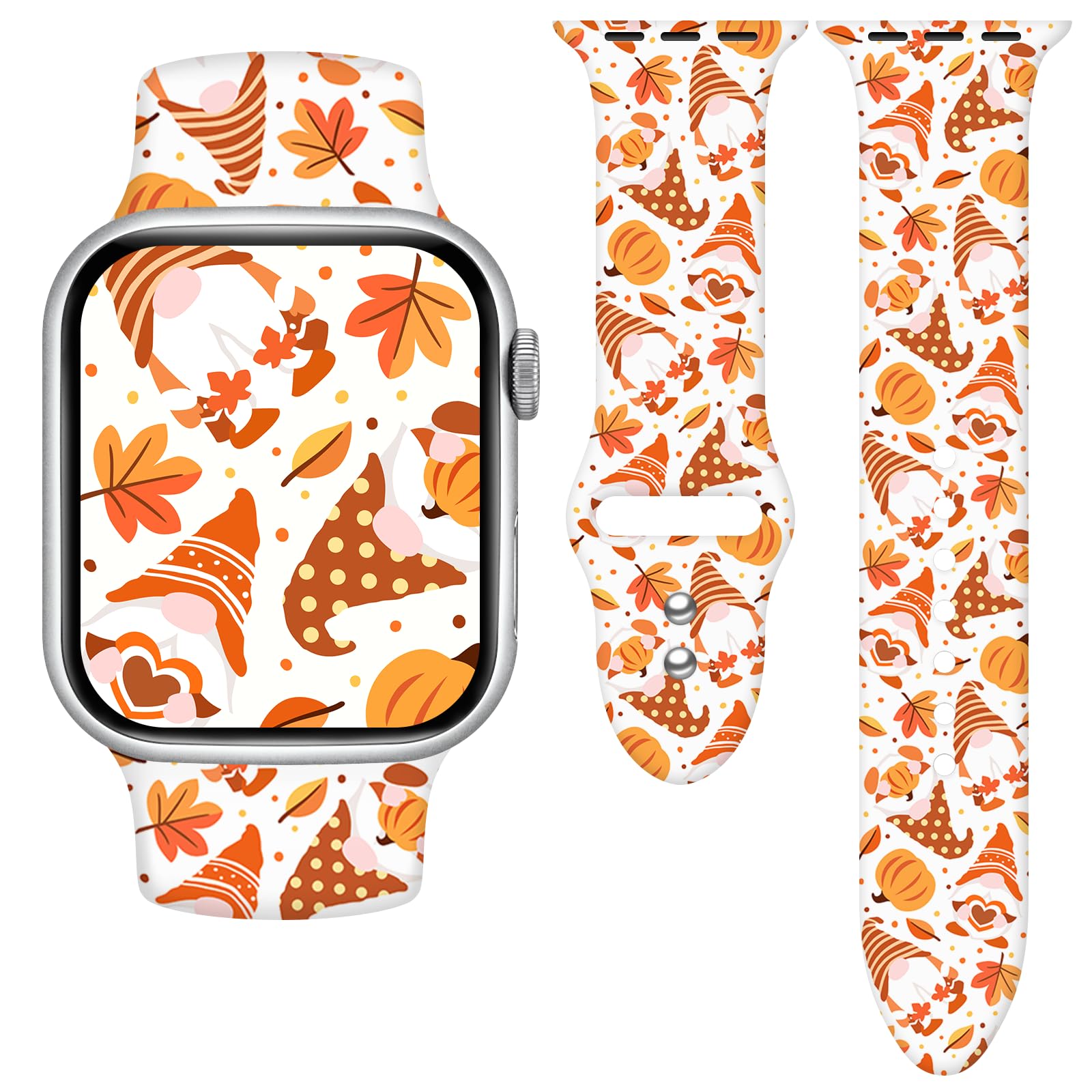 Vieeki Holidays Watch Band for Women Men (Compatible with Apple Watch 40mm-49mm) (Replacement Strap for iWatch Series Ultra SE 11 10 9 8 7 6 5 4 3)