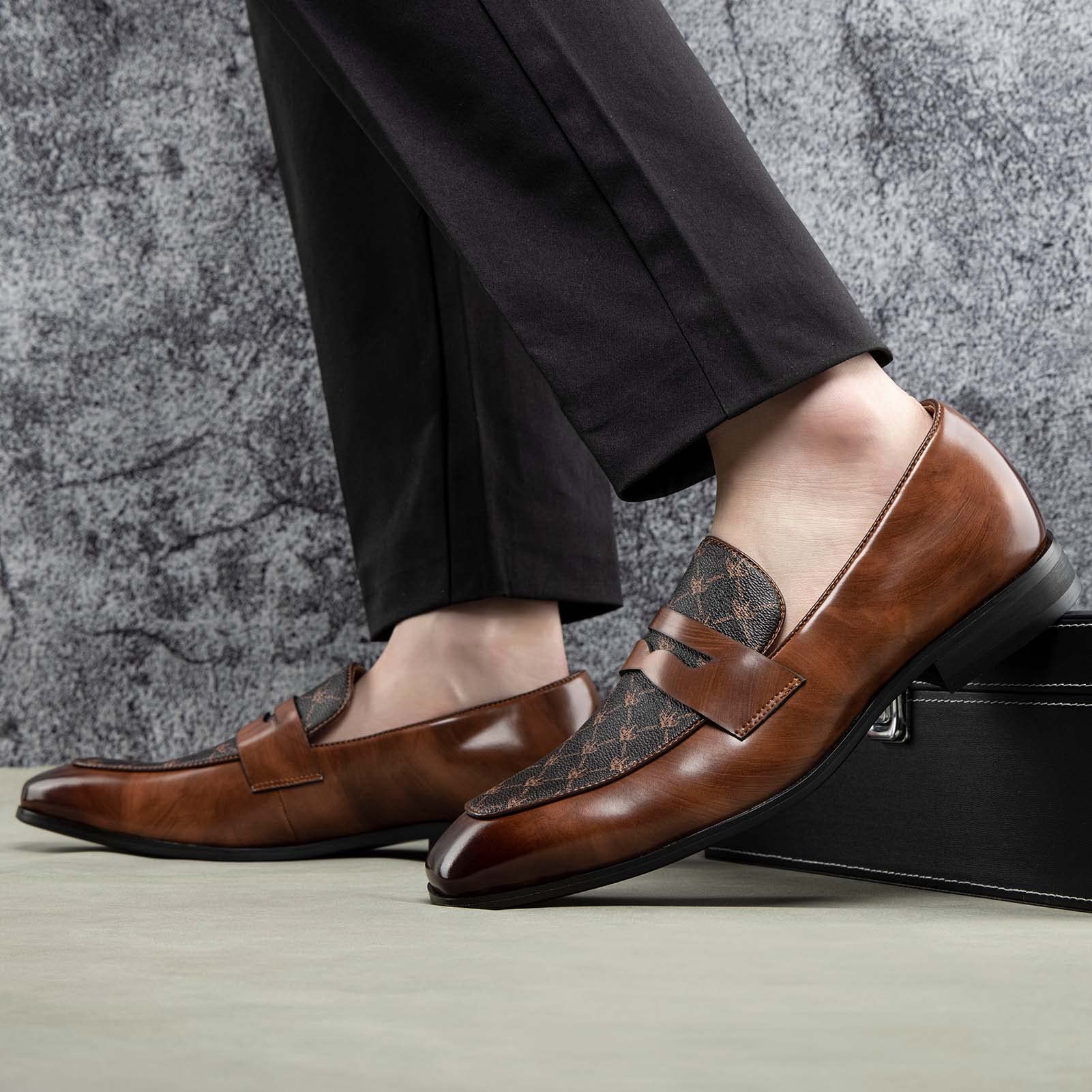JITAI Mocassini Uomo Comfort Leggero Scarpe Eleganti Estive Loafers EU UK