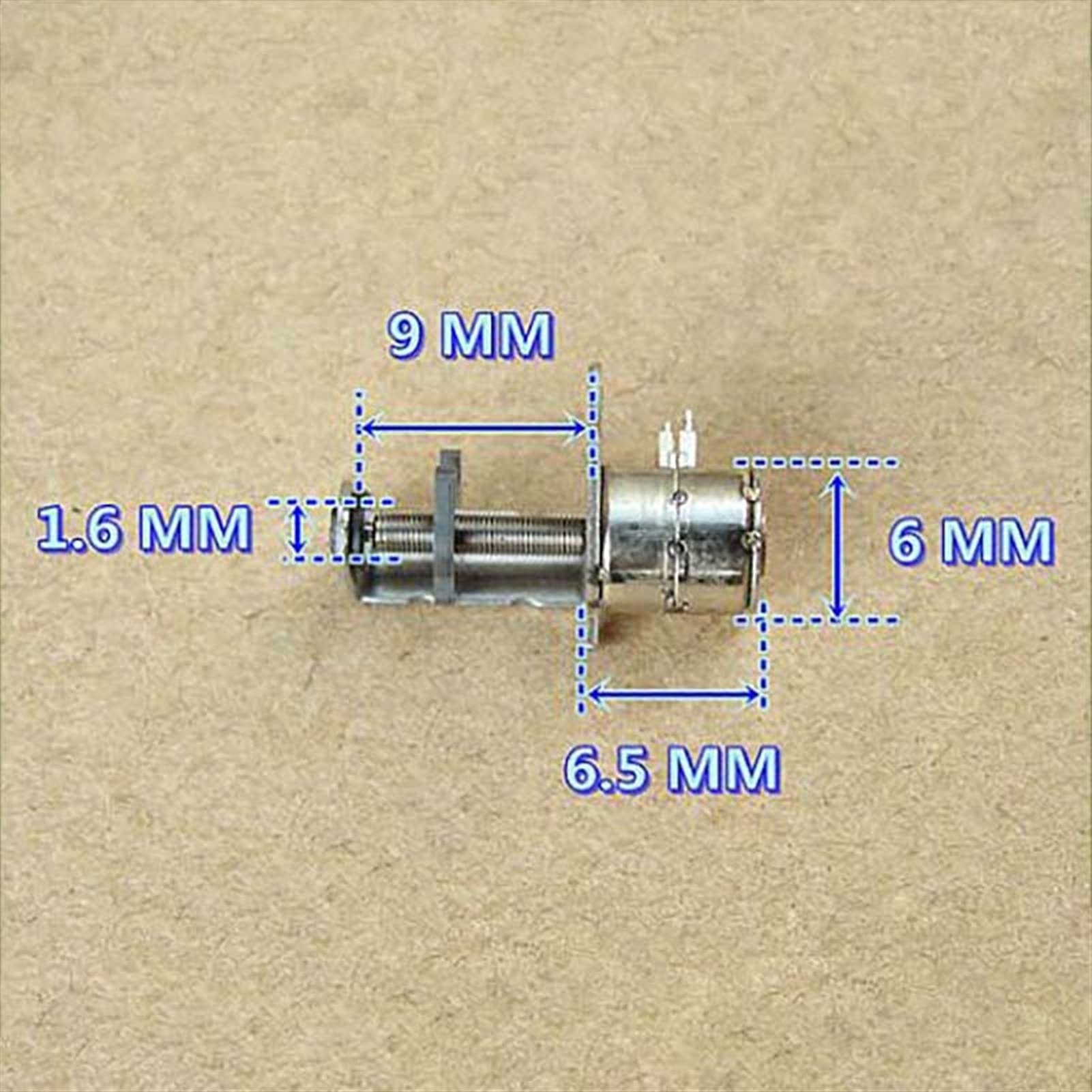 Motor Schroef Schuiftafel, 2-Fase 4-Qire Stappenmotor Lineaire Miniatuur Schuiftafel Lineaire Lager Schroef Schuifmoer 15 Kleine Motor voor DIY Kleine