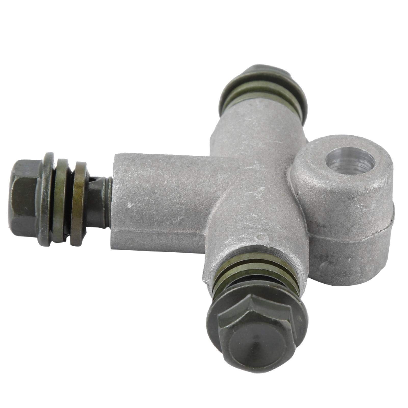 3-drogowy Wąż Hamulcowy łącznik Rurowy Trójnik, Motocykl ATV Hydrauliczny 3-drogowy Przewód Hamulcowy Adapter do Węża Hamulcowego Trójnik łącznikowy 10mm
