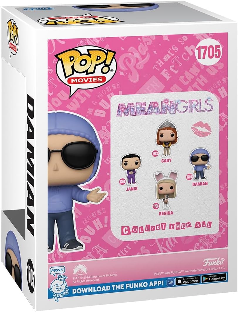 Funko POP Movies: Mean Girls – Damien - Collectable Vinyl Figure - Gift Idea - Official Merchandise - for Kids & Adults - Movies Fans - Model Figure for Collectors and Display