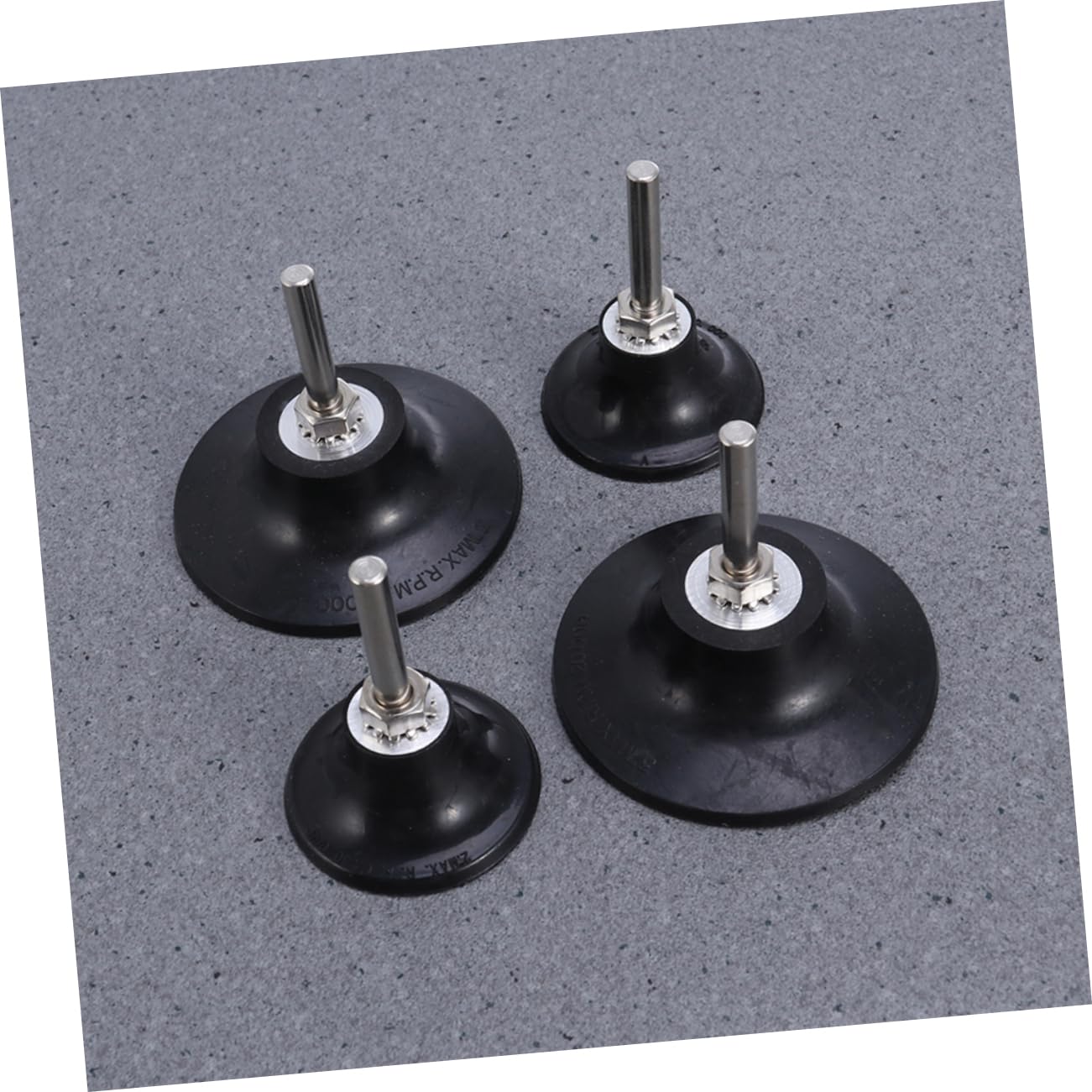 Zerodeko 4pcs Pad Holder for Angle Disc Design for Easy Use Compact for Sanding and Polishing for Crafts and Professional Applications