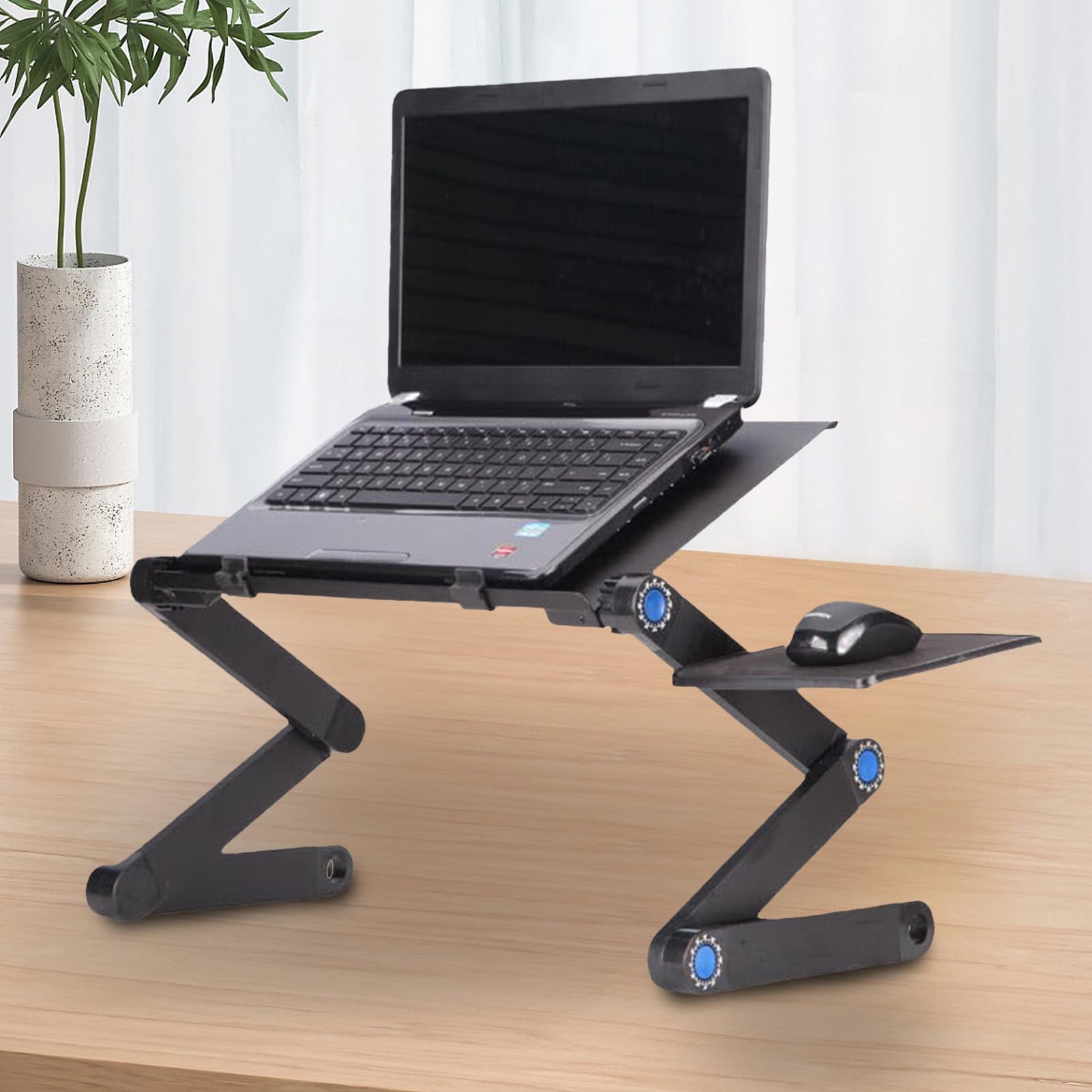Scrivania da per laptop e scrivania, supporto portatile per | comodino pieghevole per laptop - Scrivania antiscivolo per laptop con tappetino per mouse per disegno, divano, pavimento