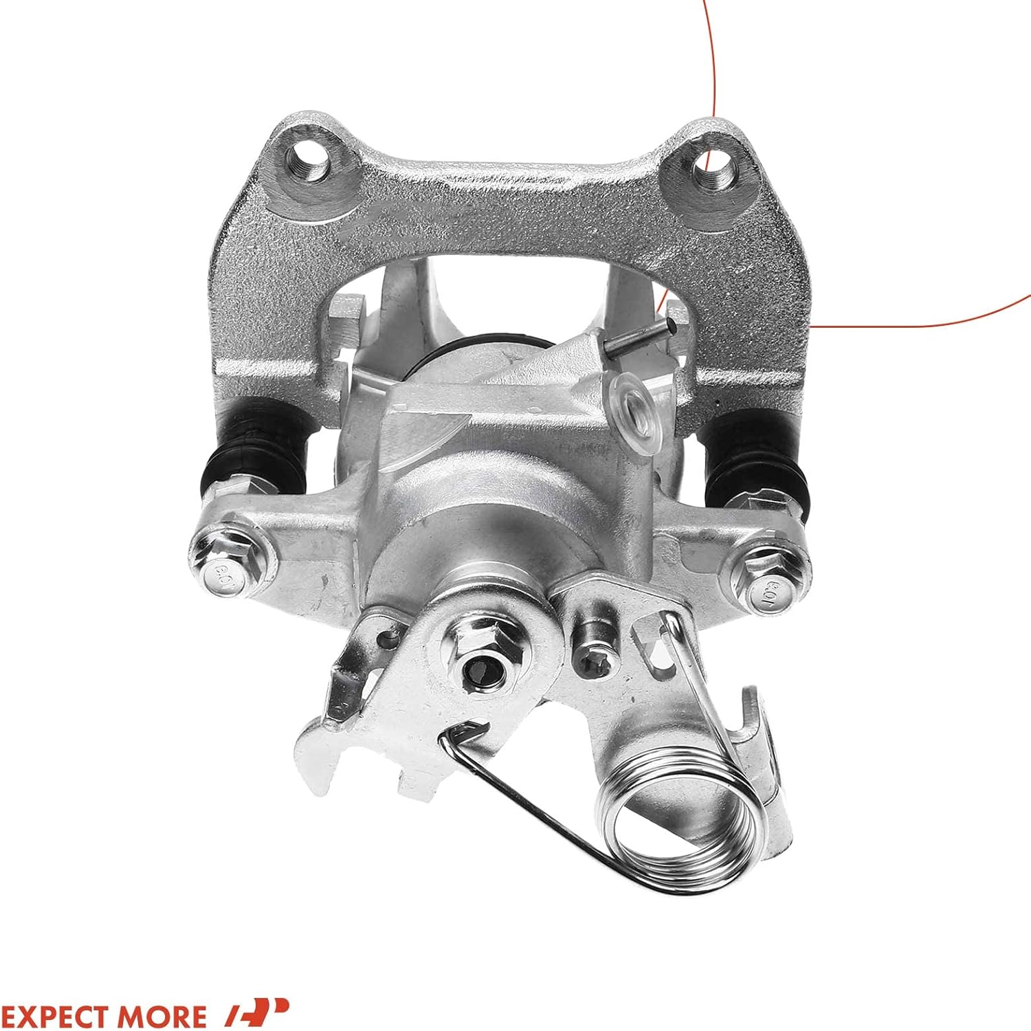 A-Premium Disc Brake Caliper Assembly with Bracket Compatible with Select Audi Models - Allroad Quattro 2003 2004 2005, V8 4.2L - Rear Left Driver Side