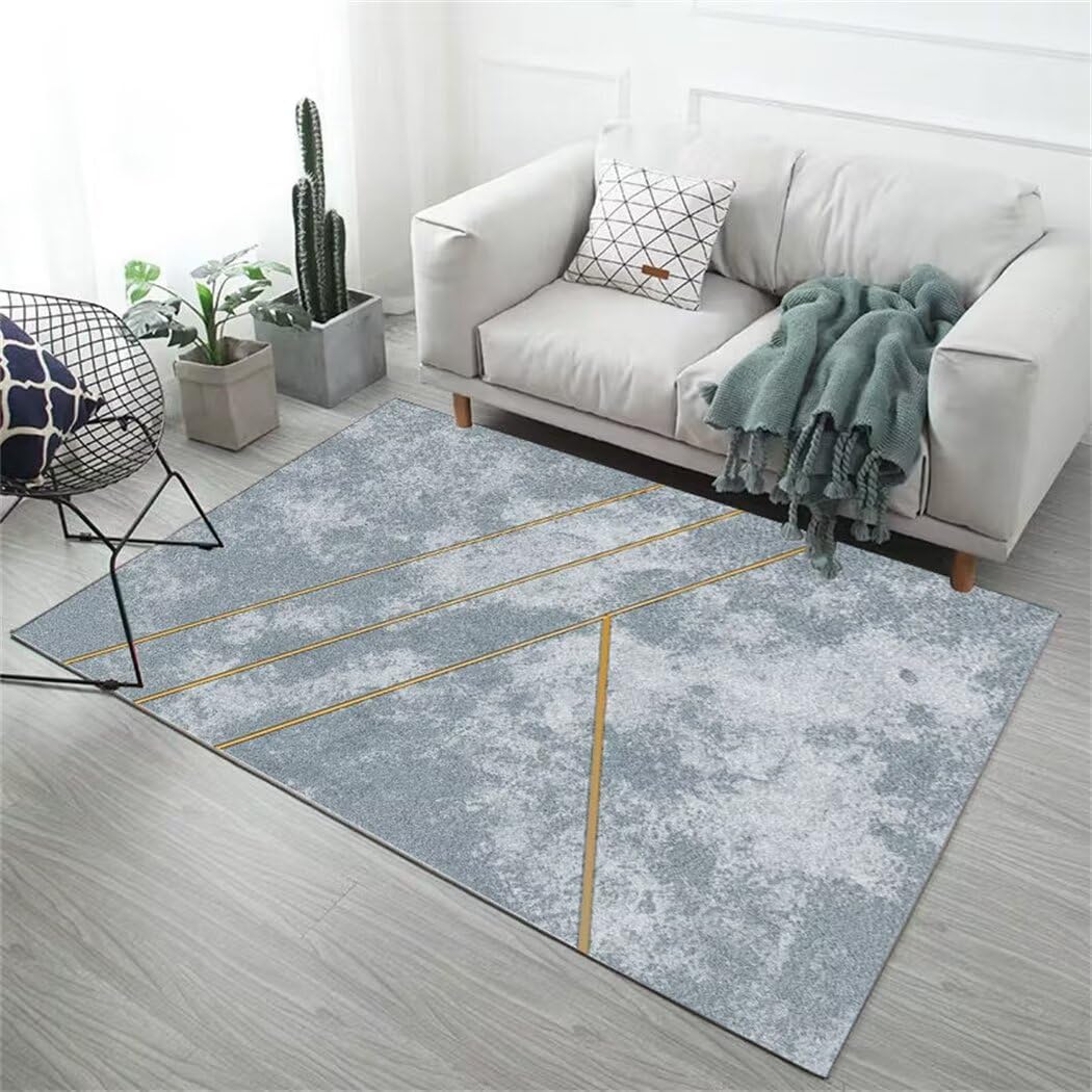 Tapis extérieur de salon résistant à la saleté jaune moderne