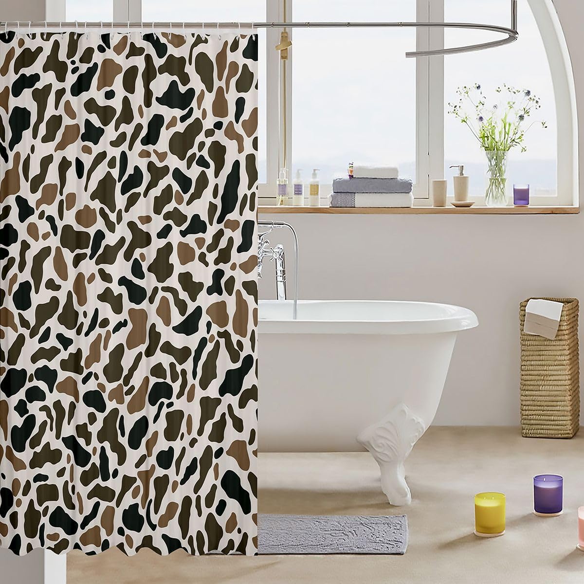 Feelyou Camo Bath Willd Shower Curtain Bathroom 72" x72 Waterproof image 3