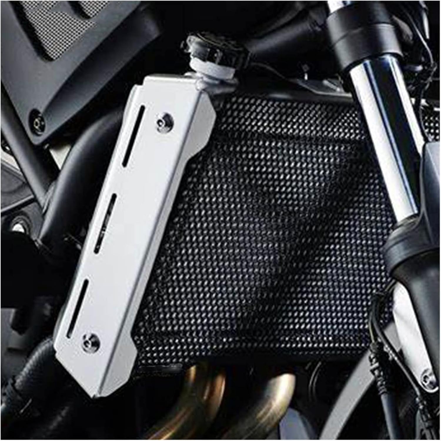 Mota Grille de Radiateur MT-07 Acier Inoxydable couleur Aluminium Protection Pare Pierre 2014 2015 2016 2017 2018 2019 2020 - Auto