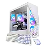 iBUYPOWER Slate White Gaming PC Desktop Computer Intel Core Ultra 9 285 CPU, NVIDIA GeForce RTX 5070 12GB GPU, 32GB DDR5 RGB 5200MHz RAM, 1TB NVMe SSD, Windows 11 Home, Keyboard, Mouse - SWI9N5702