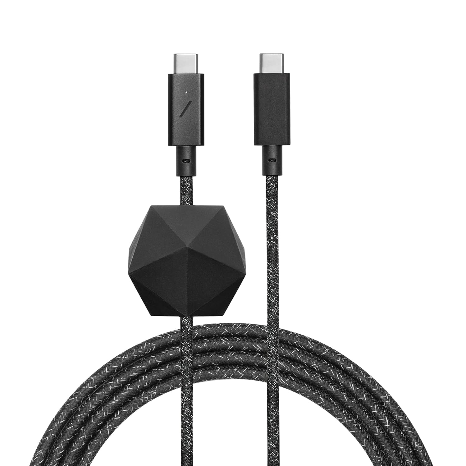Native Union Type-C Desk Cable – USB-C to USB-C – 8ft Ultra-Strong Non-Slip Charging Cable with Anchor Weight Compatible with MacBook & MacBook Pro 2017-2020, Microsoft Surface Go 2(Cosmos)