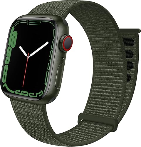 GZ GZHISY Correa deportiva para Apple Watch de 149 157 161 165 173 y 177 pulgadas iWatch Series 7 6 5 SE 4 3 2 de nailon unisex elástica trenzada