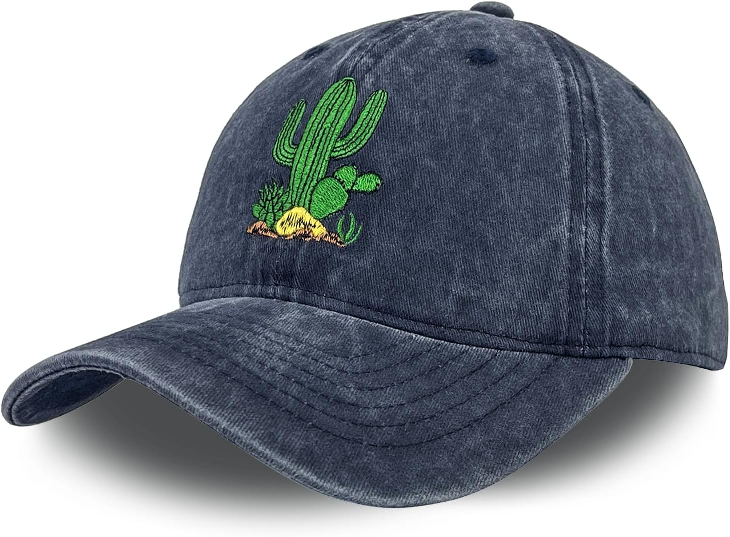 Cherry Embroidered Hat Cherries Cool Baseball Caps Cotton Dad Adjustable Cactus Hat for Men Women - Image 2