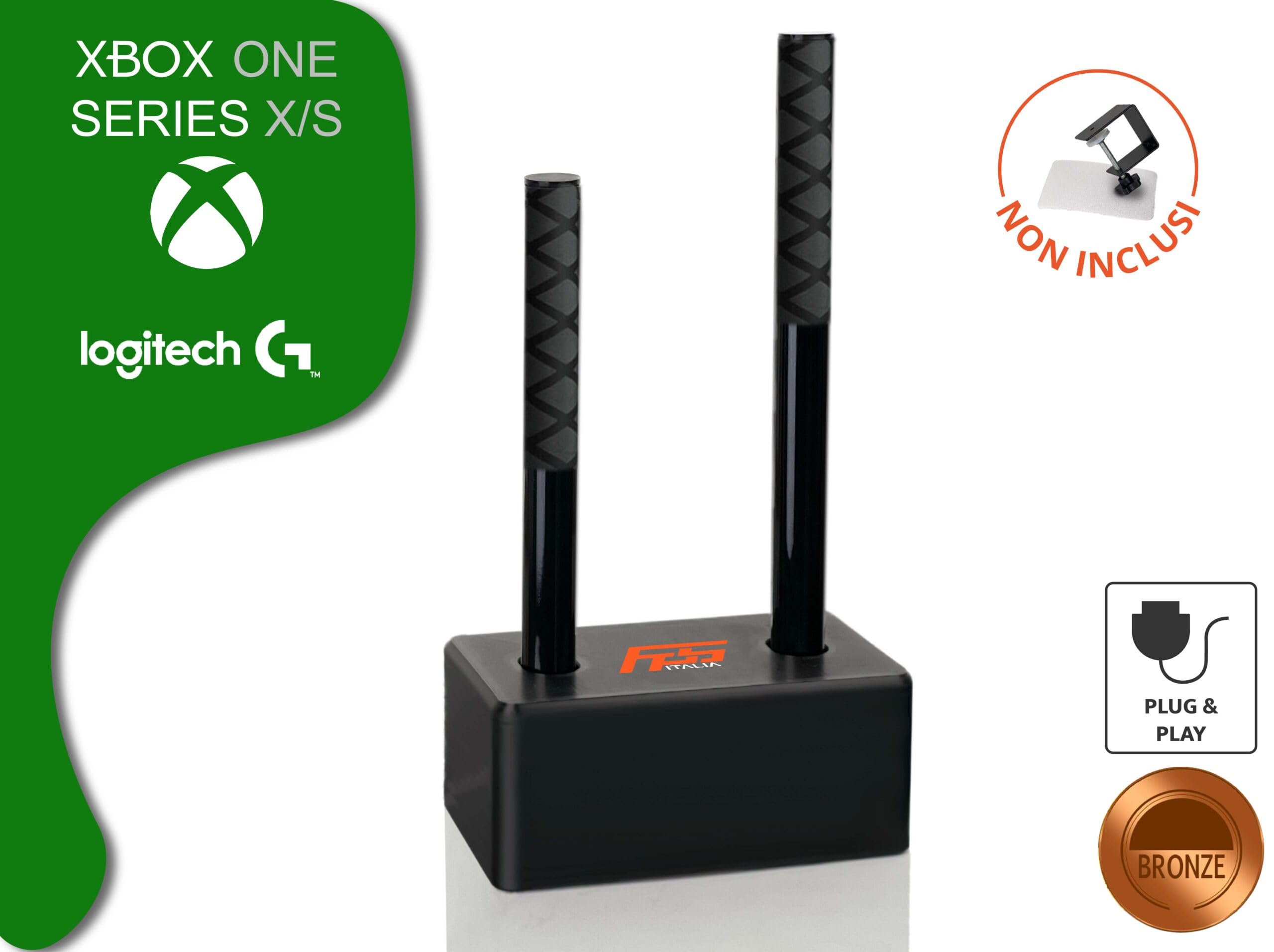 FPS ITALIA: Freno a mano + Cambio sequenziale - compatibile con Xbox One X/S – Logitech