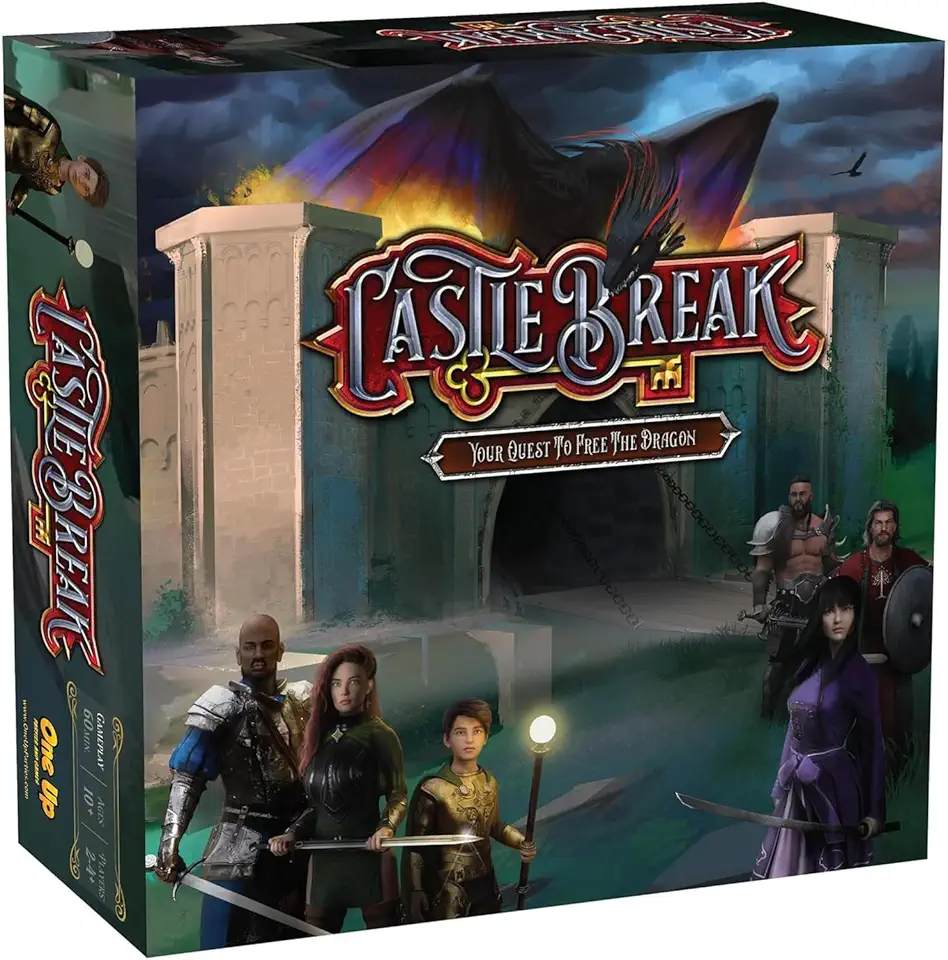 Castle Break Board Game | Strategy Board Game | Family Game for Adults and Kids | Medieval Adventure | Ages 10 and up | 2-4 Players | 45-60 Minutes