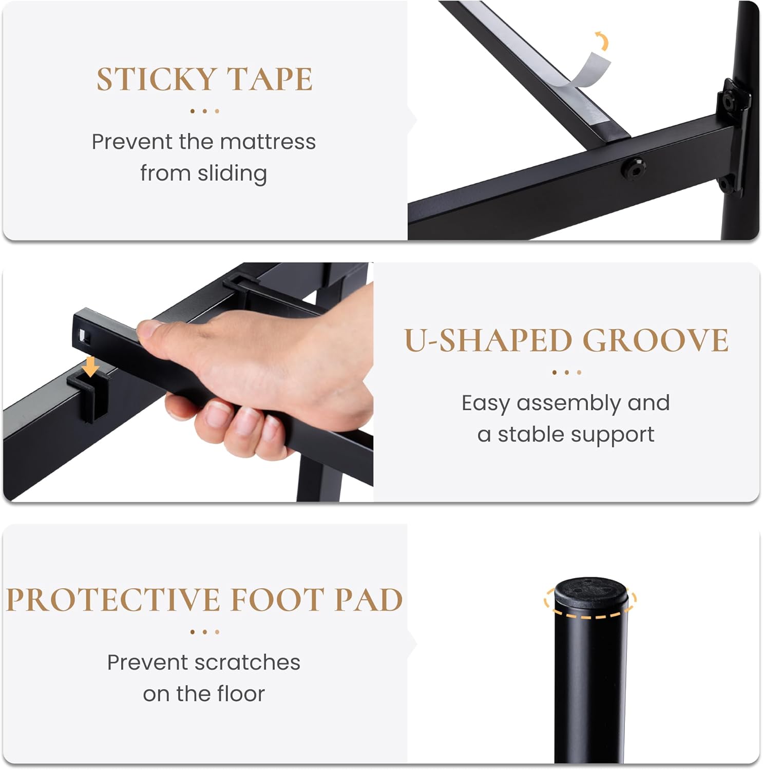 Recommended mattress height for SHA CERLIN bed frame