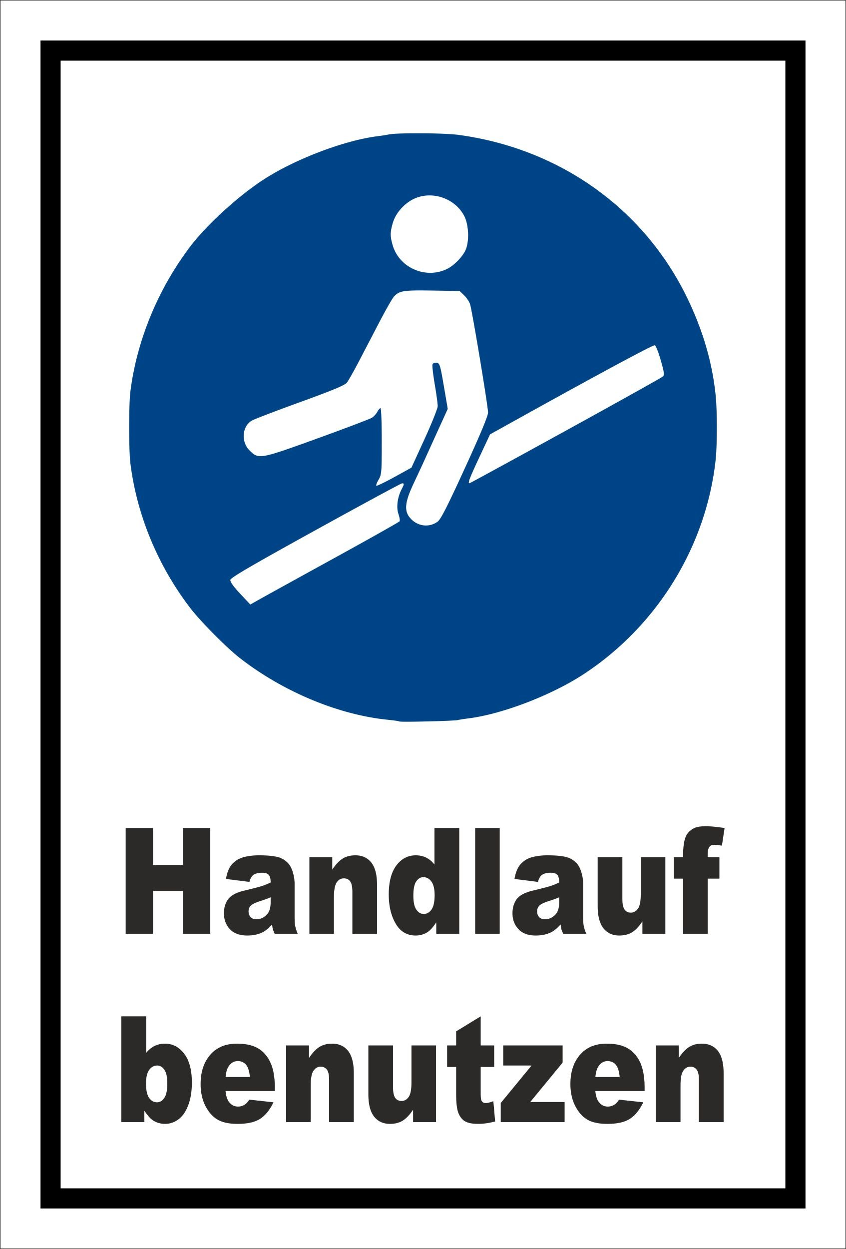 Warnschild 'Hände Waschen' Nach DIN ISO 7010 - 60x40 Cm Aus Starker PVC-Hartschaumplatte