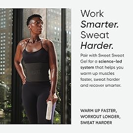 Sports Research Sweet Sweat Waist Trimmer (Core Series) - Premium Sweat Enhancing Fitness Band for Women & Men - Adjustable Fit  Latex-Free Neoprene - Matte Black, Large