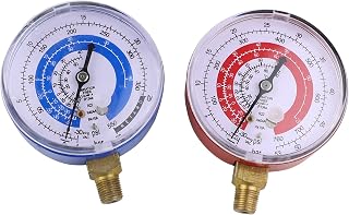 Wisepick Refrigerant Low and High Pressure Gauges for Air Conditioner R134A R22 R410A R404A